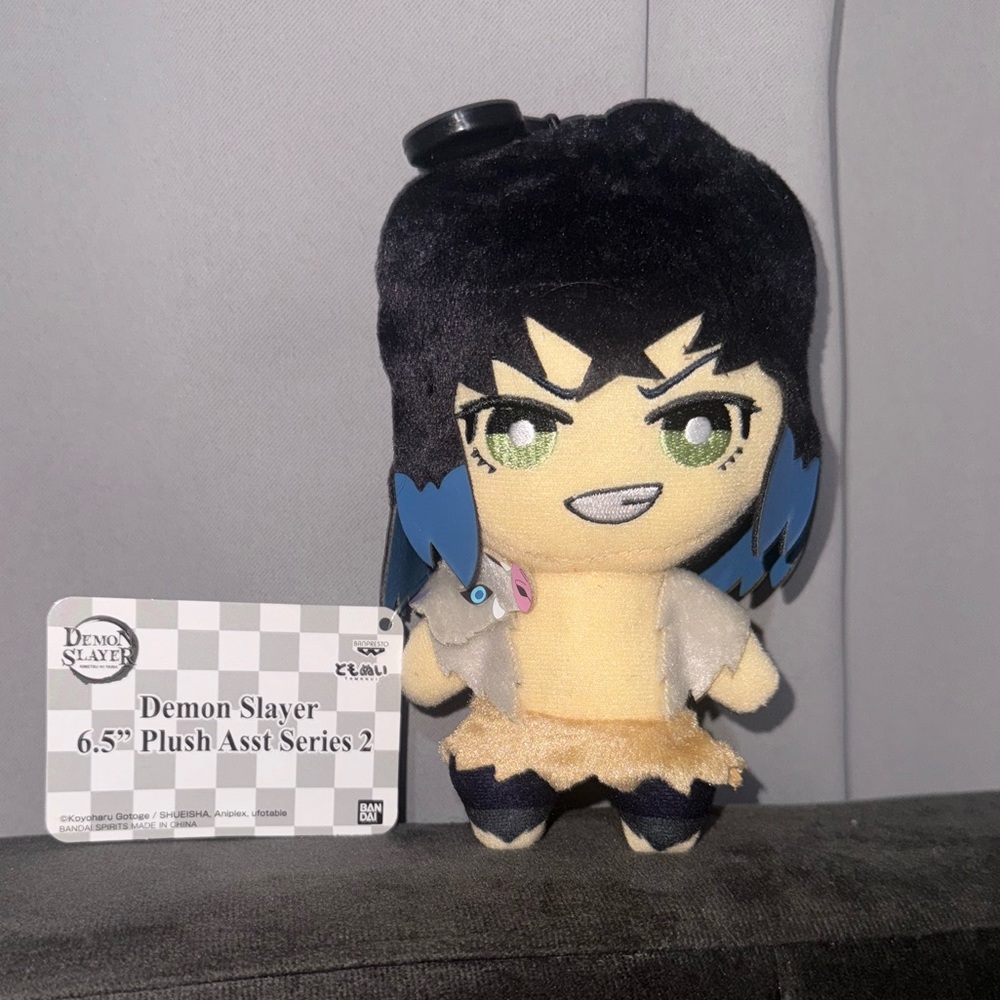Demon Slayer Inosuke plush clip NEW